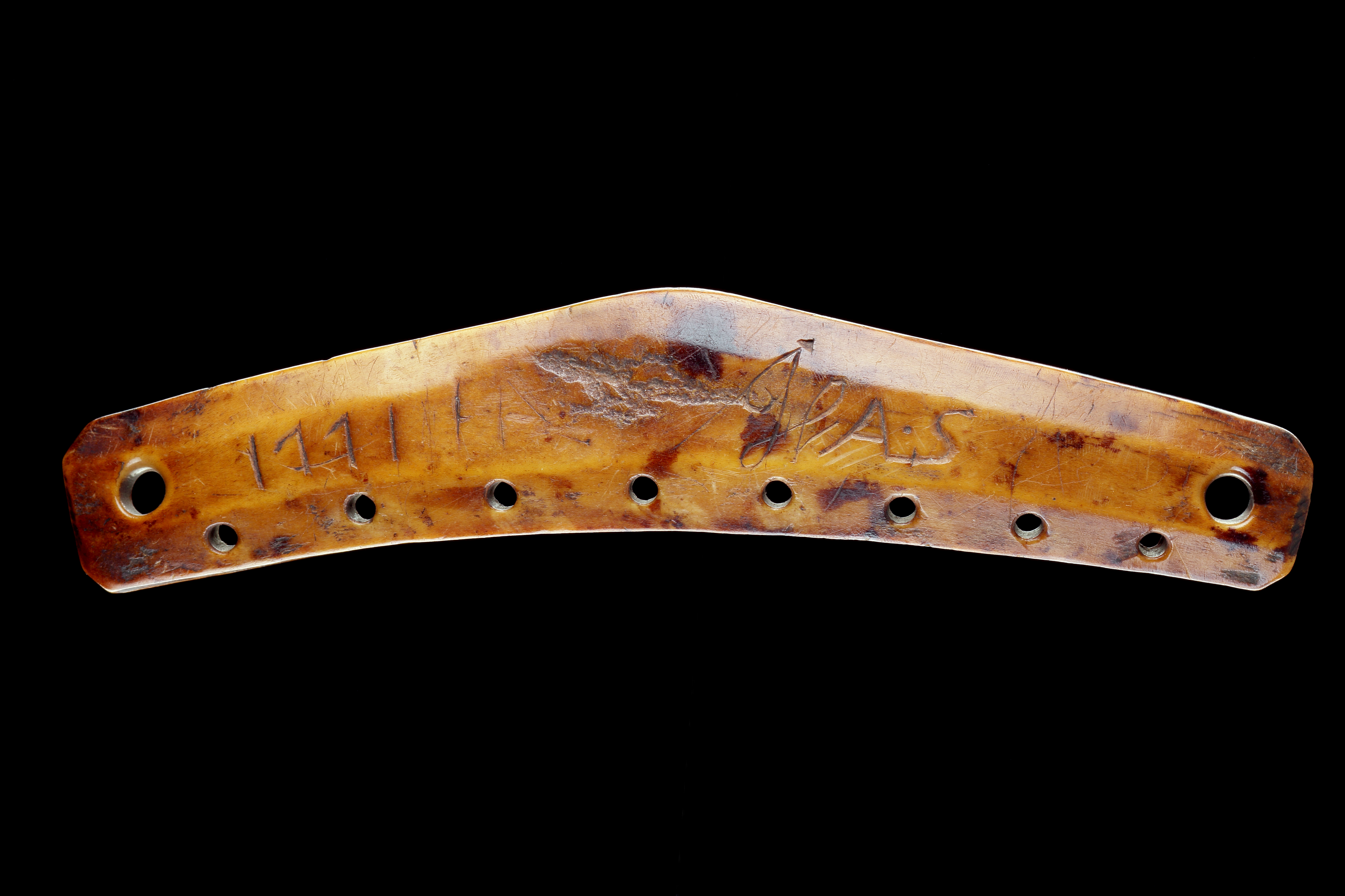 An Inuit Pail Handle ‘later’ Dated ‘1771’ and Initialed ‘A.S’ 